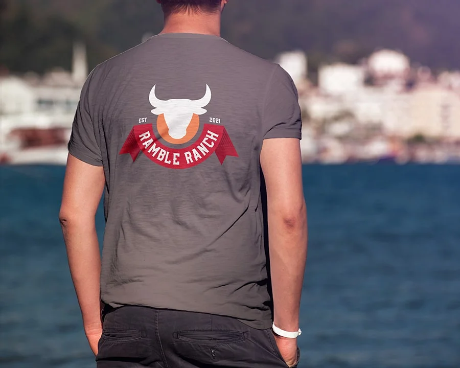 Ramble Ranch T-Shirt Layout