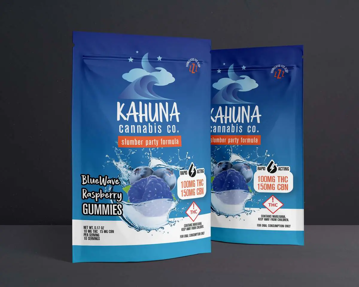 Kahuna Cannabis Gummies Packaging