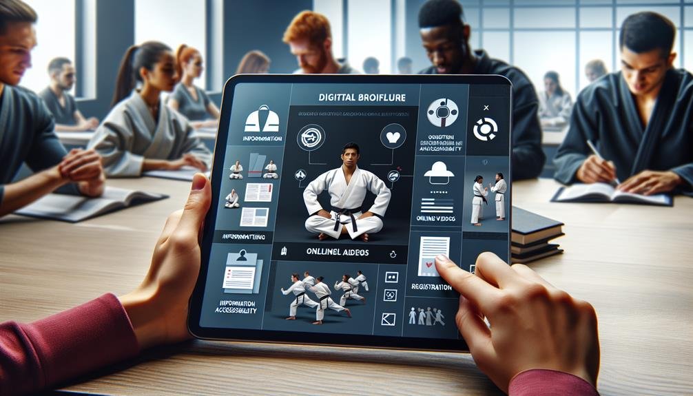 benefits of digital dojo brochures