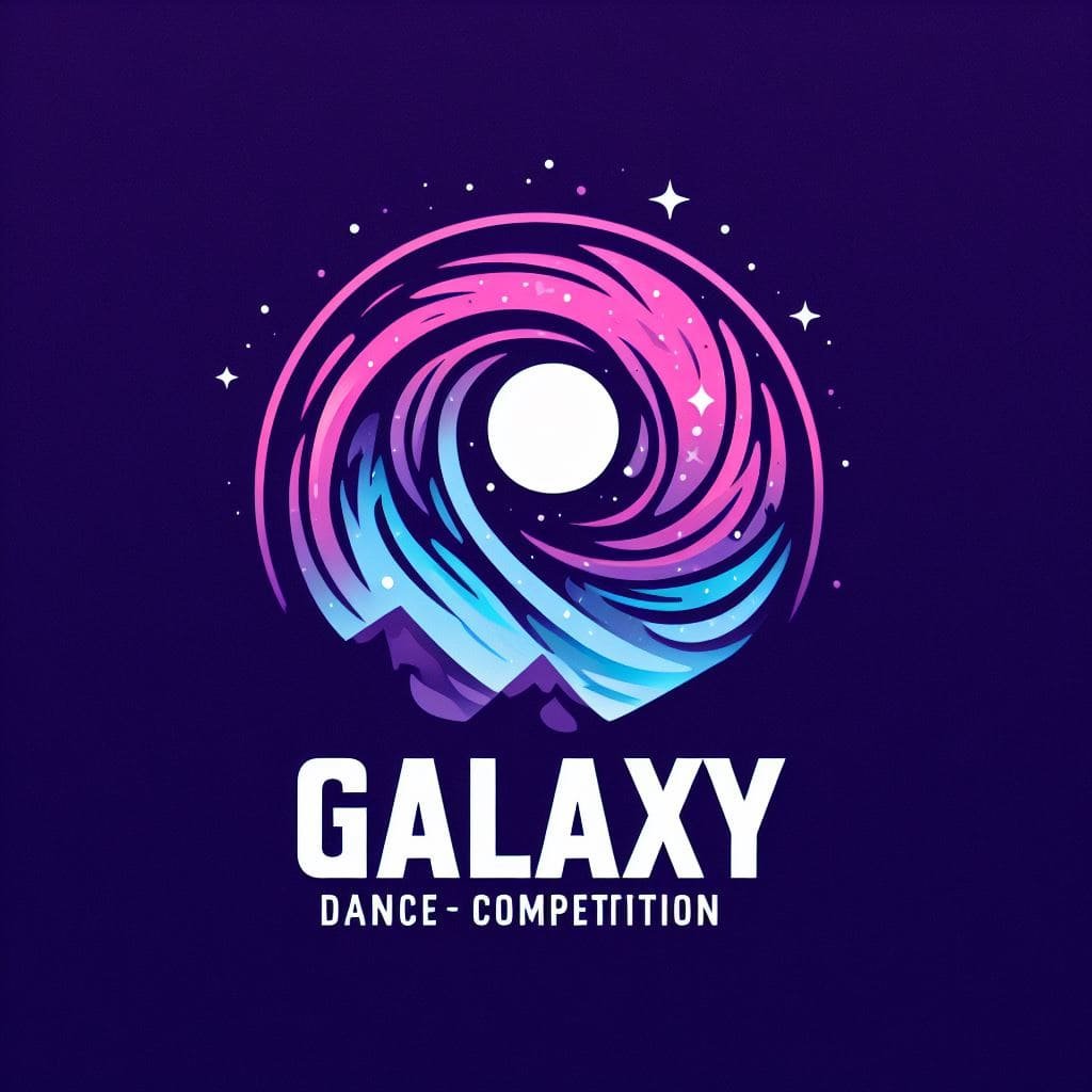Galaxy Dance Competition Logo Design