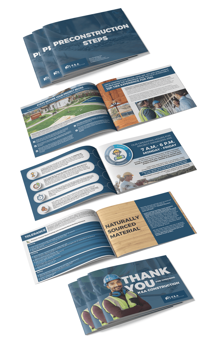 K&A Construction Brochure Mockup