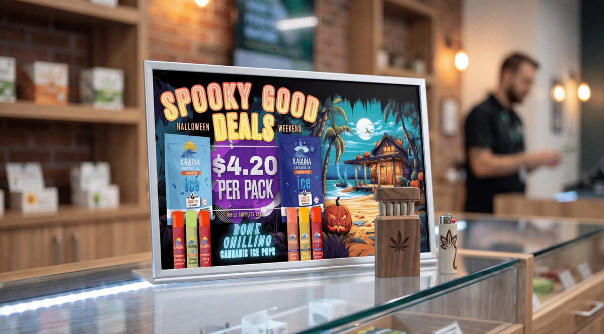 Kahuna Cannabis Halloween Poster