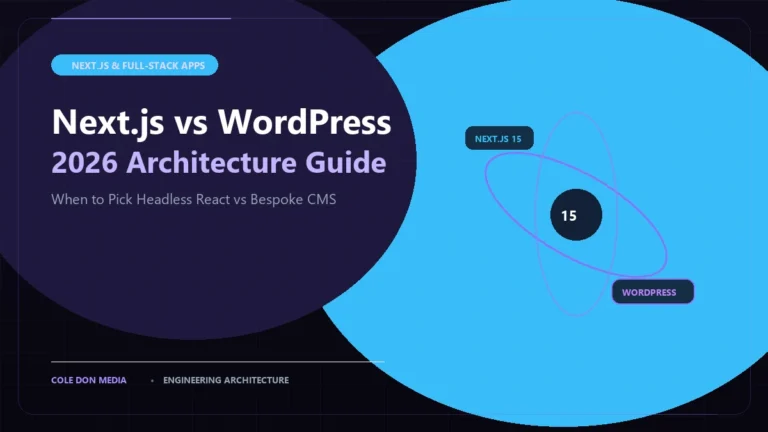 Next.js vs. Traditional WordPress in 2026: Architecture Guide for Growing Brands