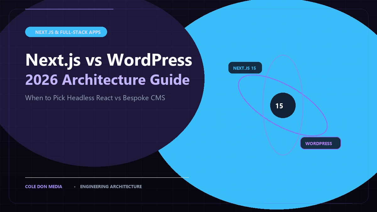 Next.js vs Traditional WordPress Architecture Guide
