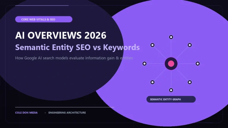 AI Overviews & Google Search 2026: Why Semantic Entity SEO Outranks Generic Keyword Content