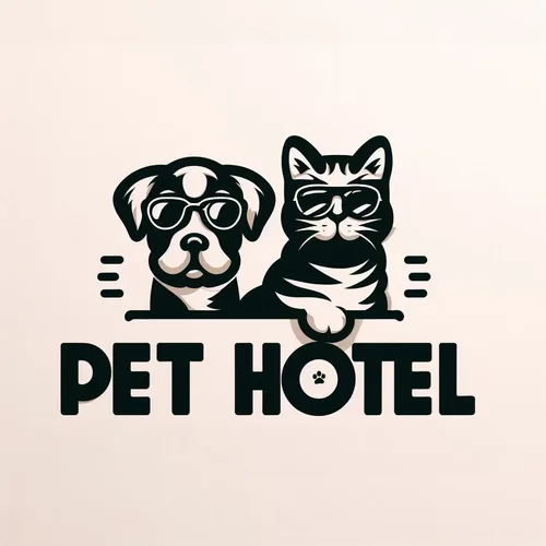 Pet Hotel Business Logo
